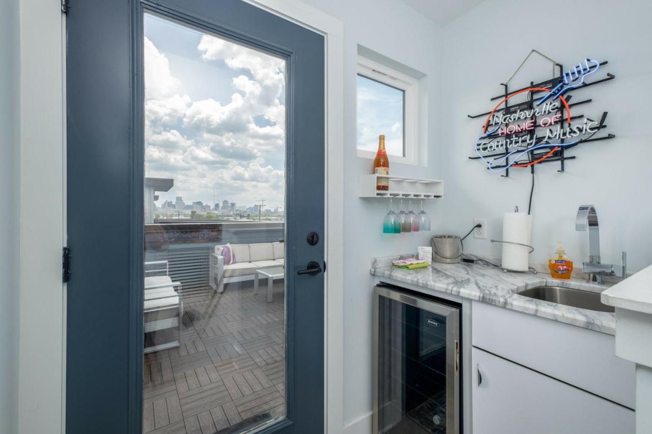 Modern Townhome, W/ Downtown Views, Rooftop Deck Only 6Min To Broadway Nashville Kültér fotó